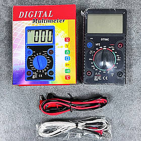 Мультиметр цифровий DT700C із щупами для вимірювання температури