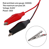 2 шт. мама + тато USB перехідник із затискачем типу «крокодил»: гніздо-затискачі, фото 8