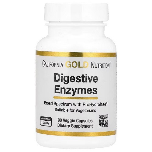 Для кращого травлення California Gold Nutrition Digestive Enzymes (90 капсул.), фото 1