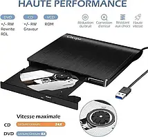 Привід DVD зовнішній Cocopa External BT638, USB 3.0, CD/DVD
