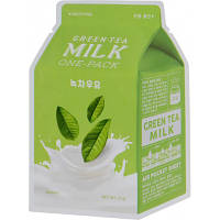 Маска для обличчя A'pieu Green Tea Milk One-Pack 21 г (8806185780278)