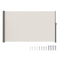 Бічна маркіза VEVOR 200 х 300 см. Бічна маркіза з поліефірної тканини 180 г/м² з поліуретановим покриттям маркіза висувна ручка з