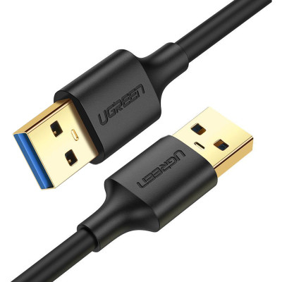 Дата кабель USB 3.0 AM/AM 1.0m US128 black Ugreen (10370), фото 1