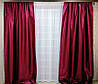 Штори портьєрні Шанзалізе Вишня (2 штори), фото 6