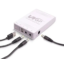 ДБЖ для роутера WGP Mini UPS 10 400 мАг Безперебійник для Wi-Fi оптоволокна 5V / 9V / 12V резервне живлення