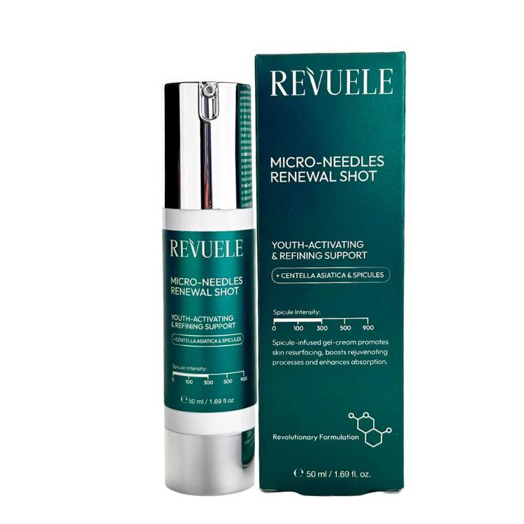 Сироватка для обличчя омолоджувальна зі спікулами Revuele Micro-Needles Renewal Shot, 50 мл, фото 1