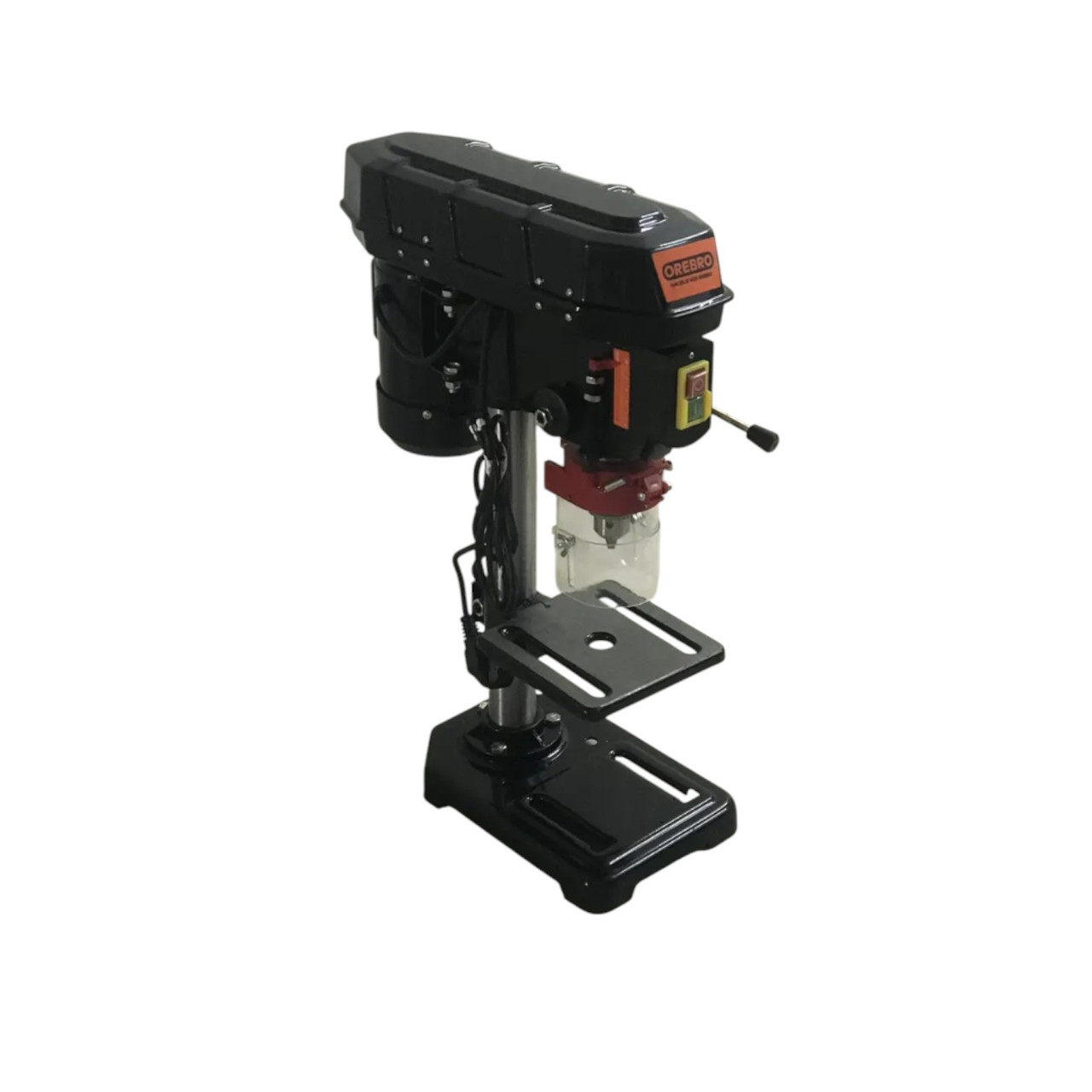 Верстат свердлильний настільний OREBRO 250Вт 500-2500об/хв надійний свердлильний верстат для домашньої майстерні, фото 1