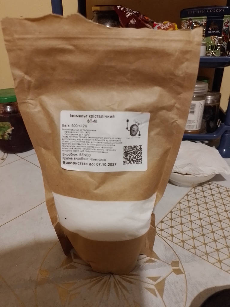 Ізомальт кристалічний BENEO ST-M 500г - фото покупців 1