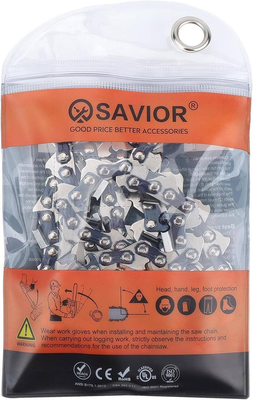 Ланцюг для бензопили SAVIOR 14″ 35 см 3/8 LP 1.1 мм 50 ланок, фото 1