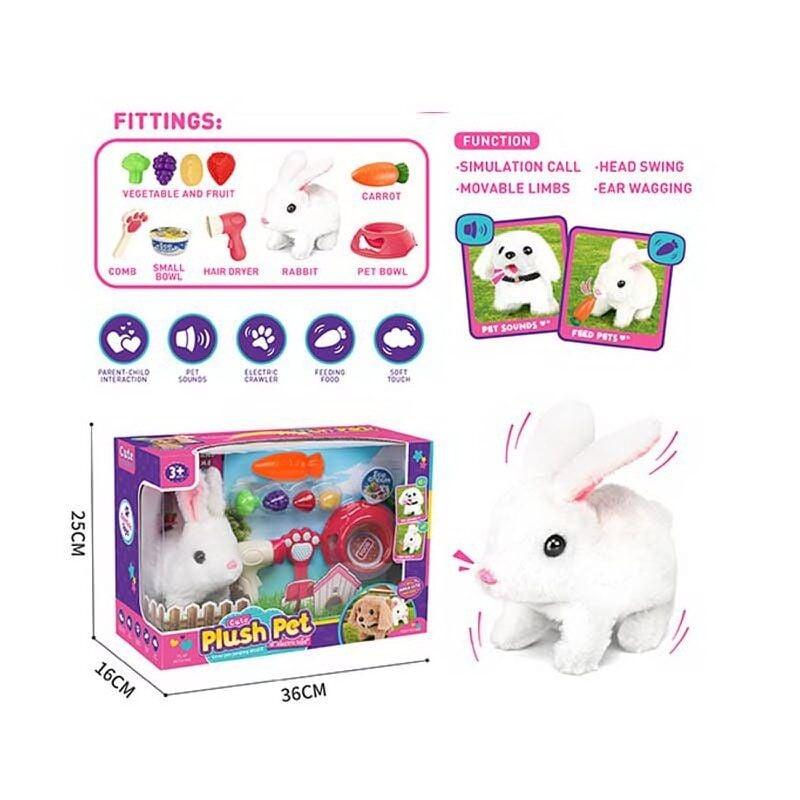 Інтерактивна кролик з аксесуарами 065-1 A, фото 1