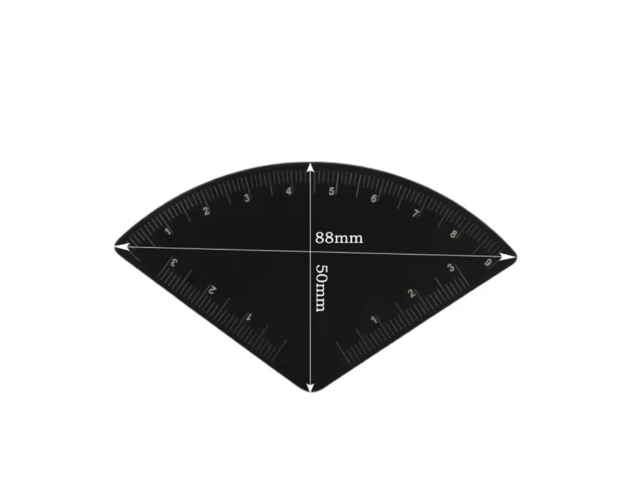 Лінійка для брів чорна (С)