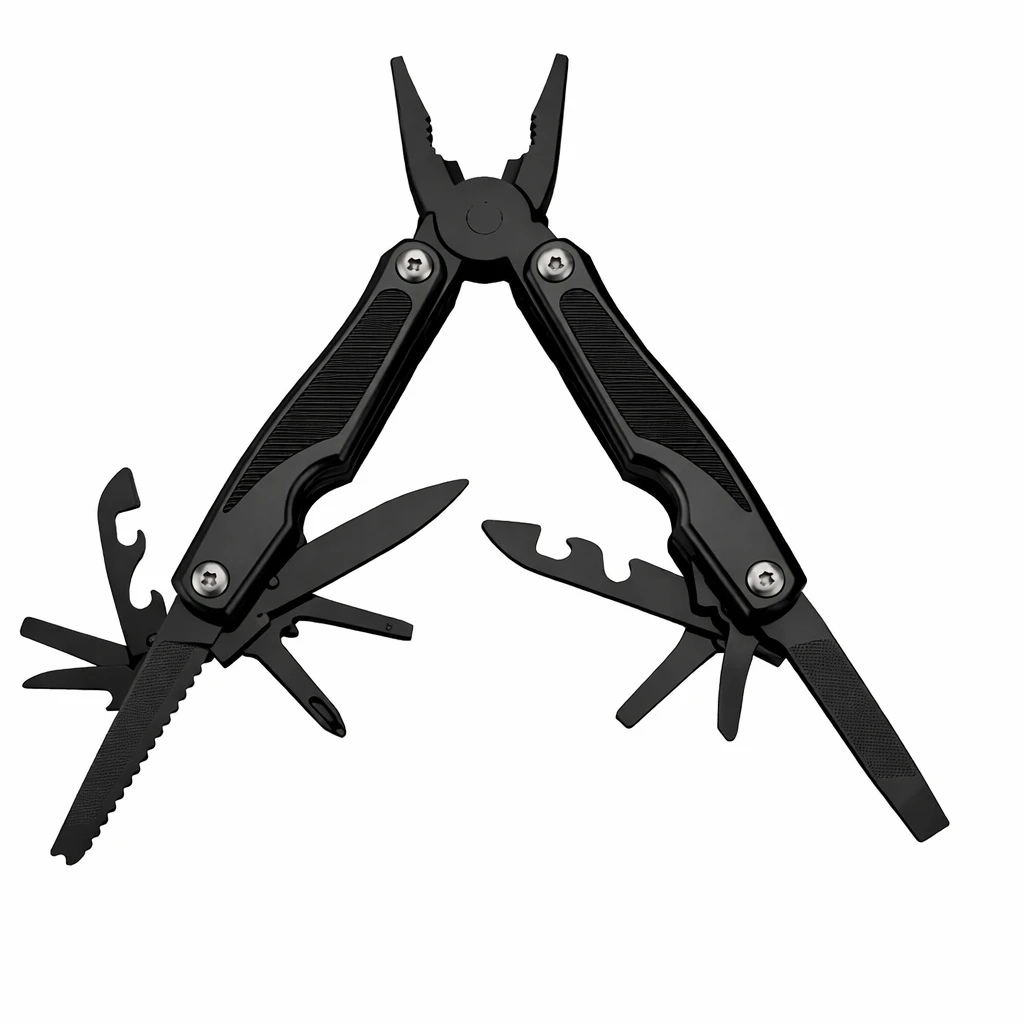 Мультитул Traveler MT 841F-1-8G 12 в 1 16 см Чорний