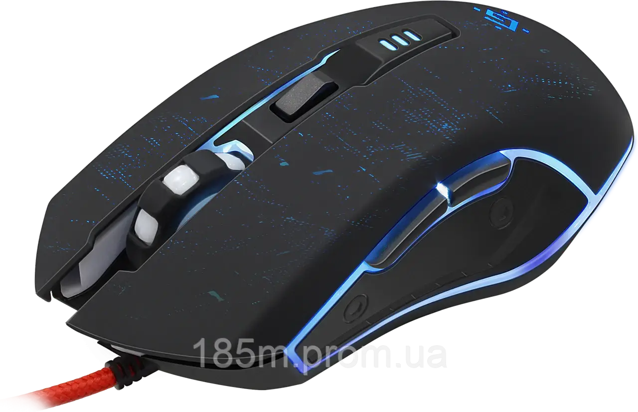Миша ігрова DEFENDER Draglen GM-907 5кнопок, 7200 dpi, USB, RGB підсвітка чорна, фото 1
