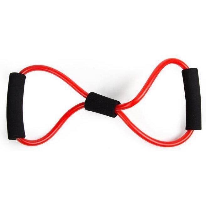 Еспандер трубчастий вісімка, рівень опору 1 MaxIQ-MD1301, фото 1