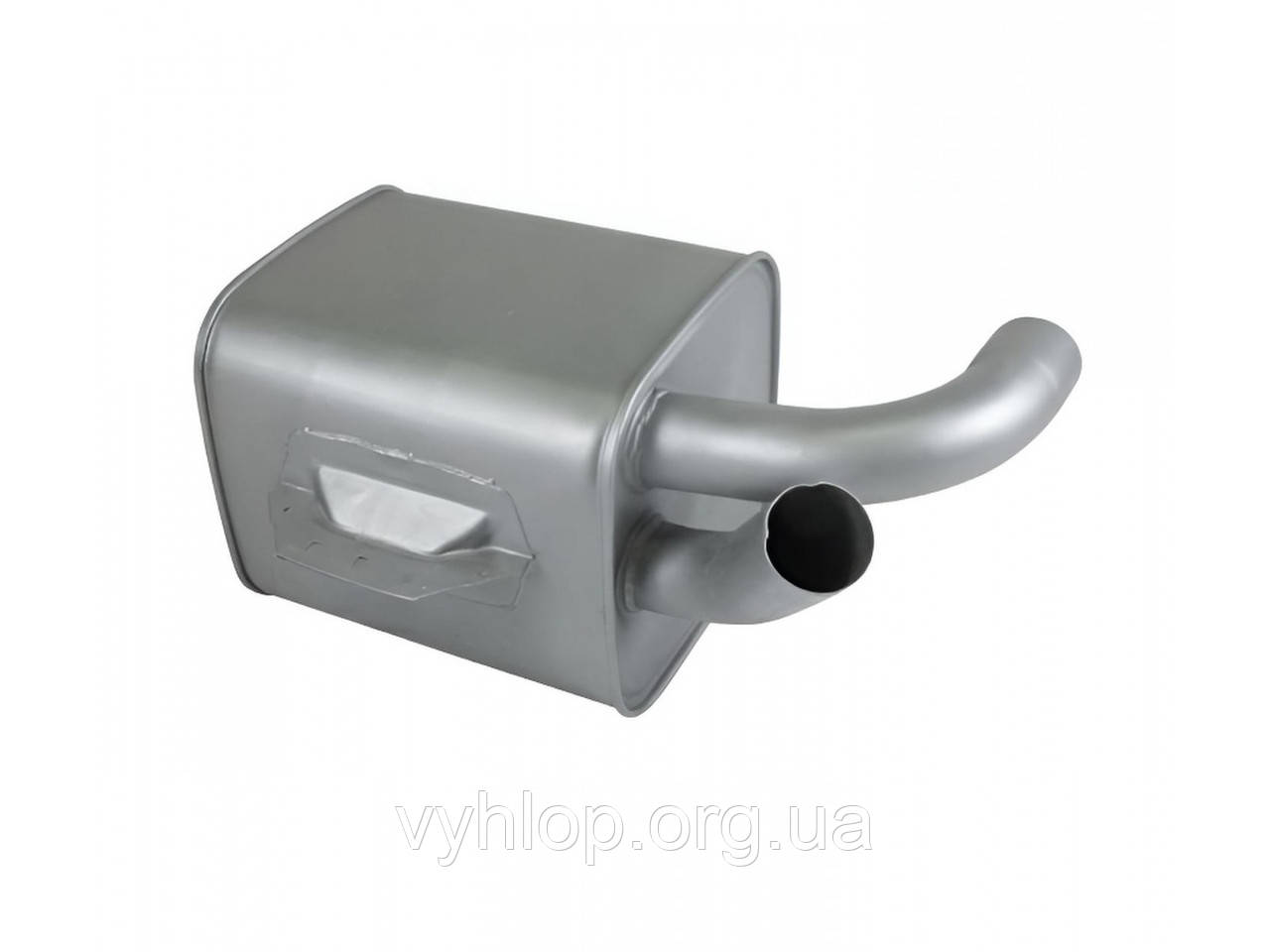 Глушник Mersedes Atego din 50466 97- (69.69) Polmostrow алюминизированный