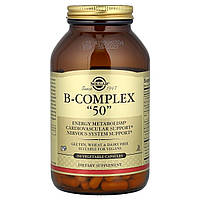 Вітамінний B-Комплекс, B-Complex "50", Solgar, 250 Капсул