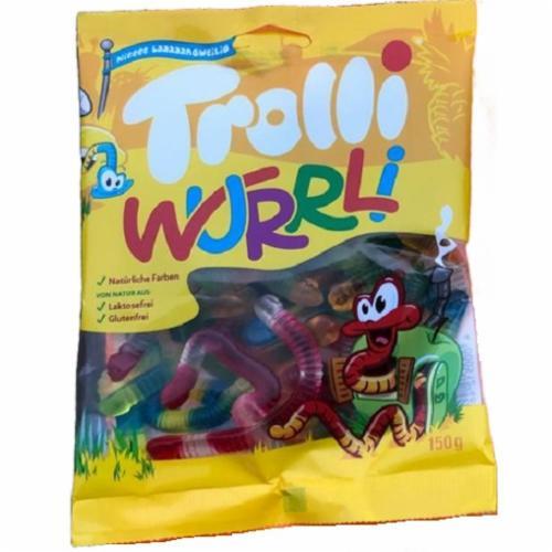 Цукерки желейні Trolli Wurrli - 150 g, фото 1