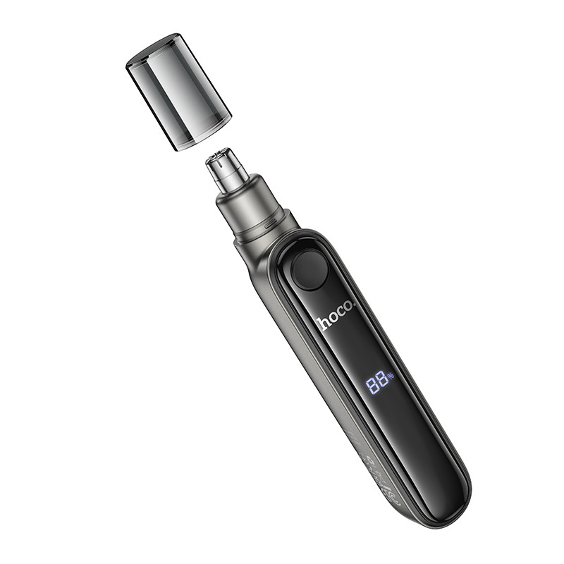 Тример для носа HOCO HP33 electric nose hair trimmer with display Metal gray, фото 1