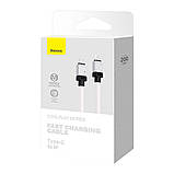 Кабель Baseus CoolPlay Series Fast Charging Cable Type-C to iP 20W 2m White, фото 2
