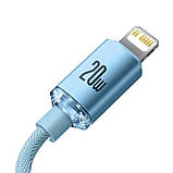 Кабель Baseus Gem Fast-Charging Data Cable USB-C to iP 20W 1m Galaxy Blue, фото 3