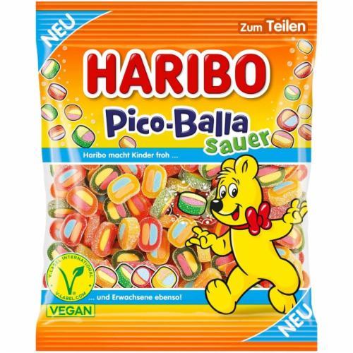 Цукерки желейні Haribo Pico-Balla Sauer - 160 g, фото 1