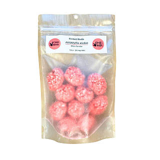 Дой пак Sweet Buds AMANITA KUSH 100g 250mg CBD 5g мухомор в білому шоколаді