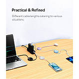 Кабель Baseus Free2Draw Mini Retractable Charging Cable Type-C to Type-C 100W 1m Nebula Purple, фото 8