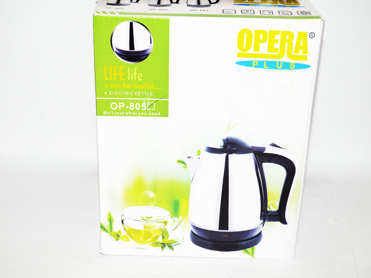 Электрочайник Opera Plus-805 2000W 2L, фото 1