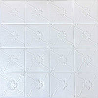 Самоклеюча декоративна 3D панель Loft Expert білий фасад 700x770x3 мм