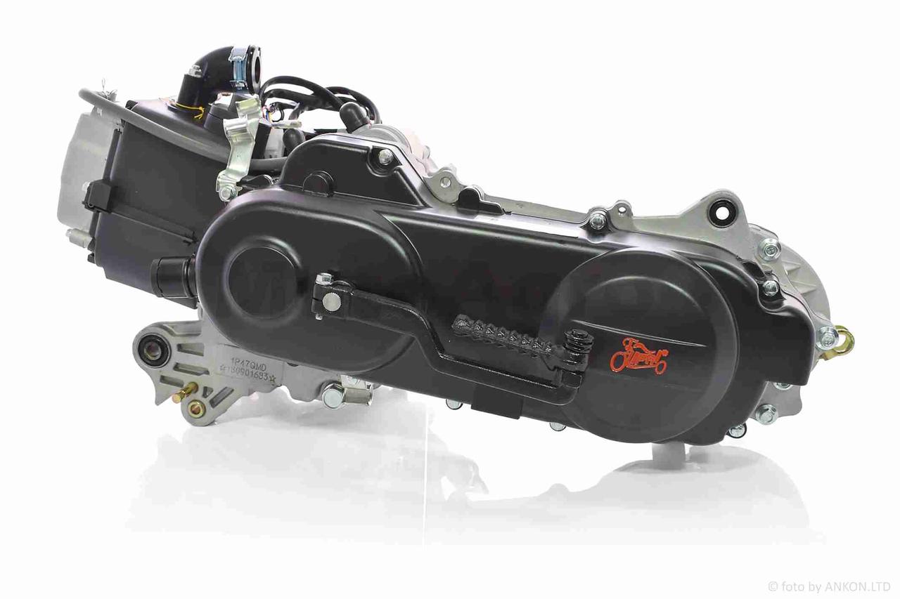 Двигун китайський скутер 80cc 43cm під один амортизатор 110 колодок "LIPAI" (1P47QMD) AT-3876, фото 1