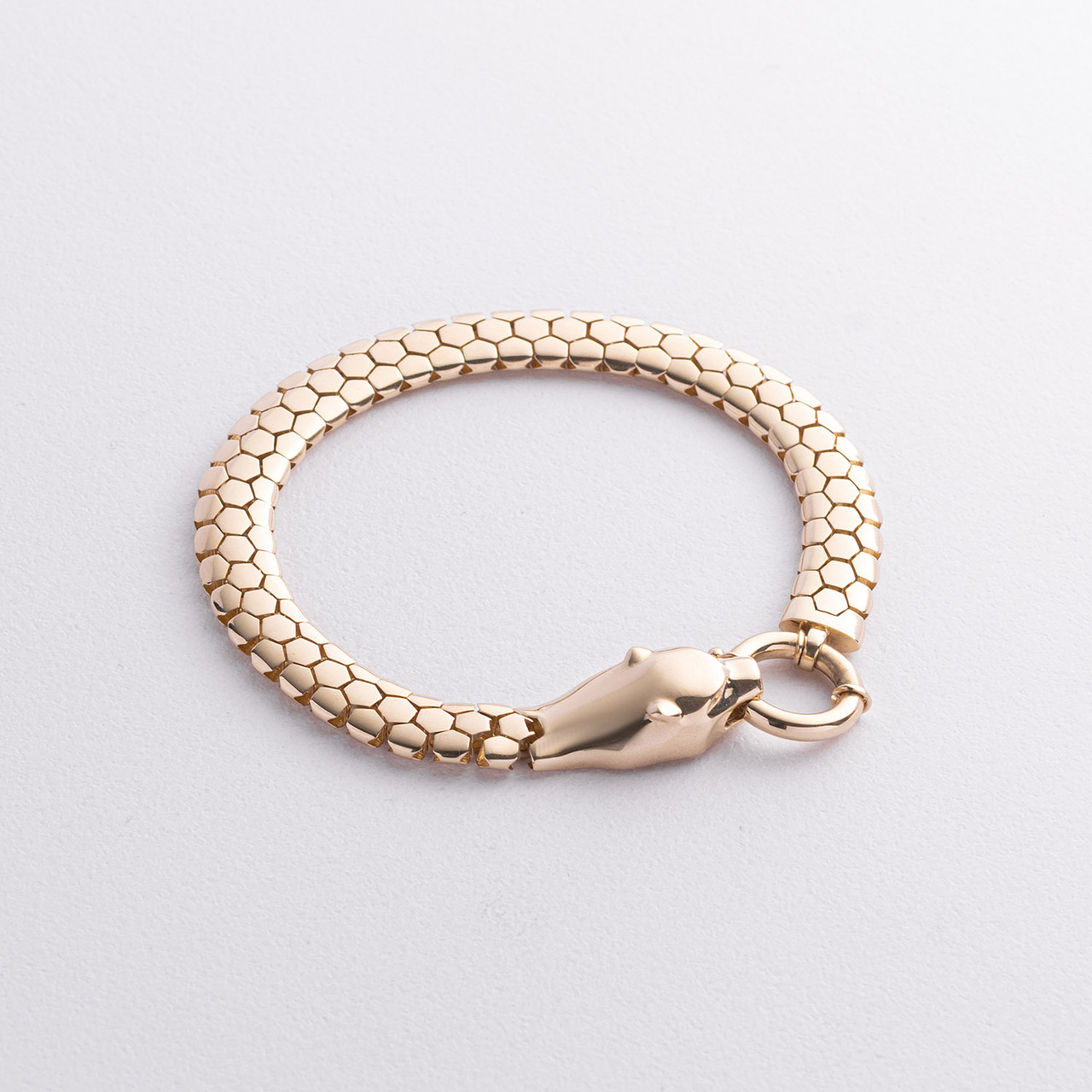 Браслет "Пантера" в жовтому золоті б05818, фото 1