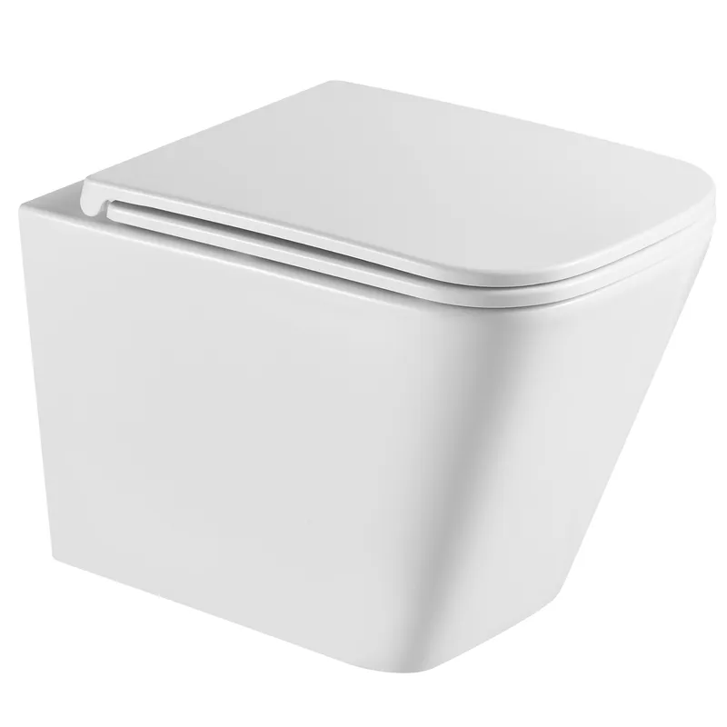 Унітаз підвісний Mixxus Premium Quadro-0301-R 490x340x360mm, система змиву Rimless (MP6452), фото 1