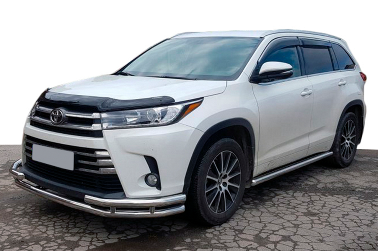 Кенгурятник ST-Special (нерж) для Toyota Highlander 2013-2019 рр, фото 1