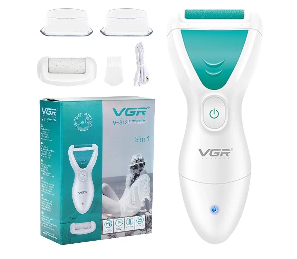 Пилка електрична роликова VGR V-812 з 2 насадками