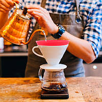 Al Пуровер Ecocoffeetools GV40 для заварювання кави Red