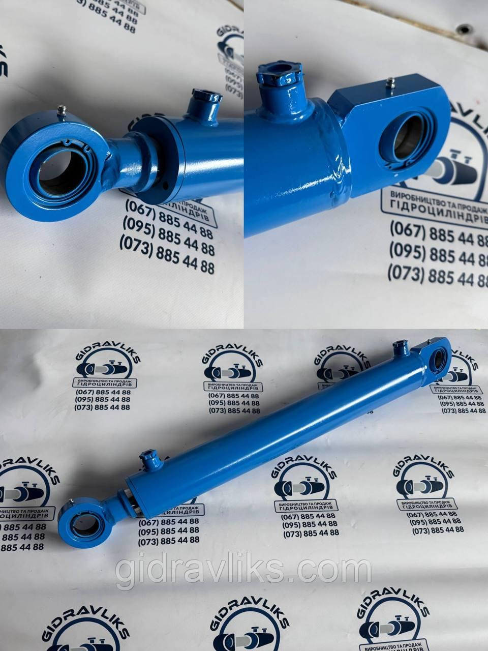 Гідроциліндр Ц.80.50.315.01.76 підйому борони (ухо ШС40 – ухо 40 мм) БДВП-6,3 “Краснянський Агромаш”, фото 1