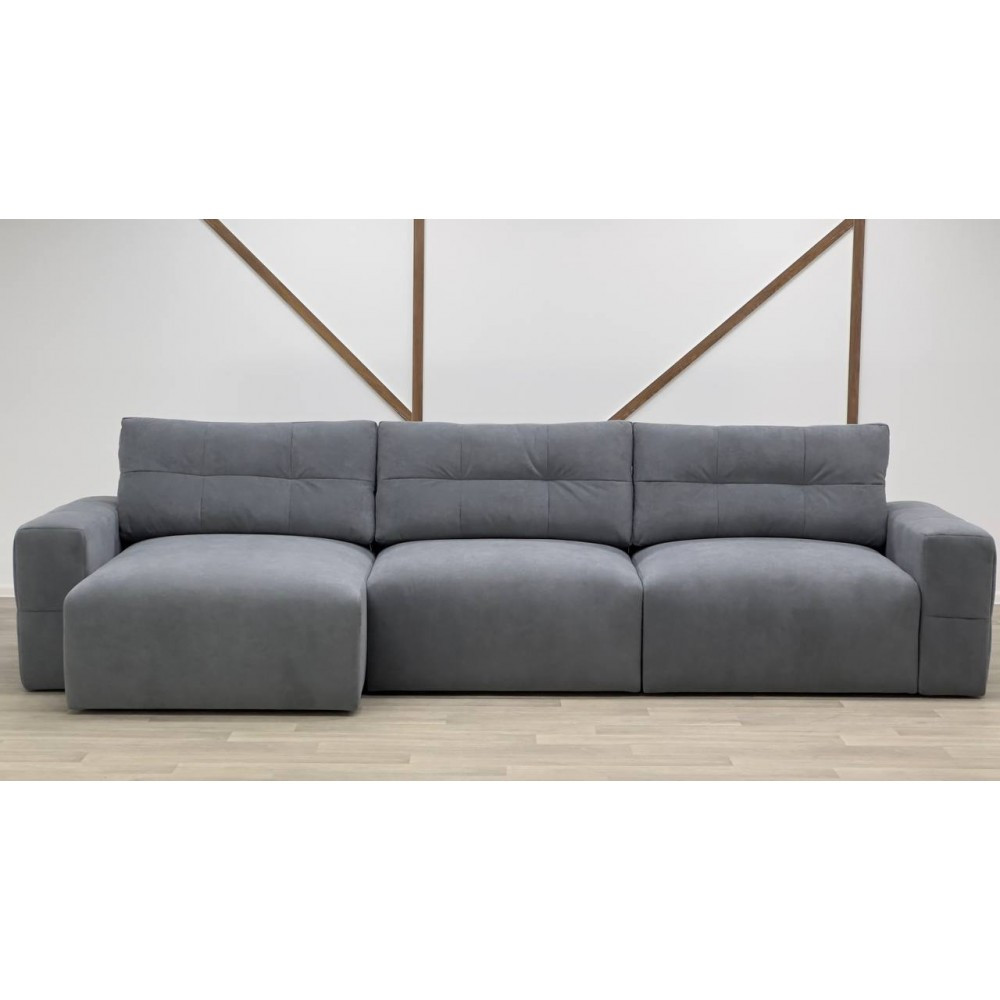 Диван кутовий Bubble Long Блюз МФ Rossa сірий