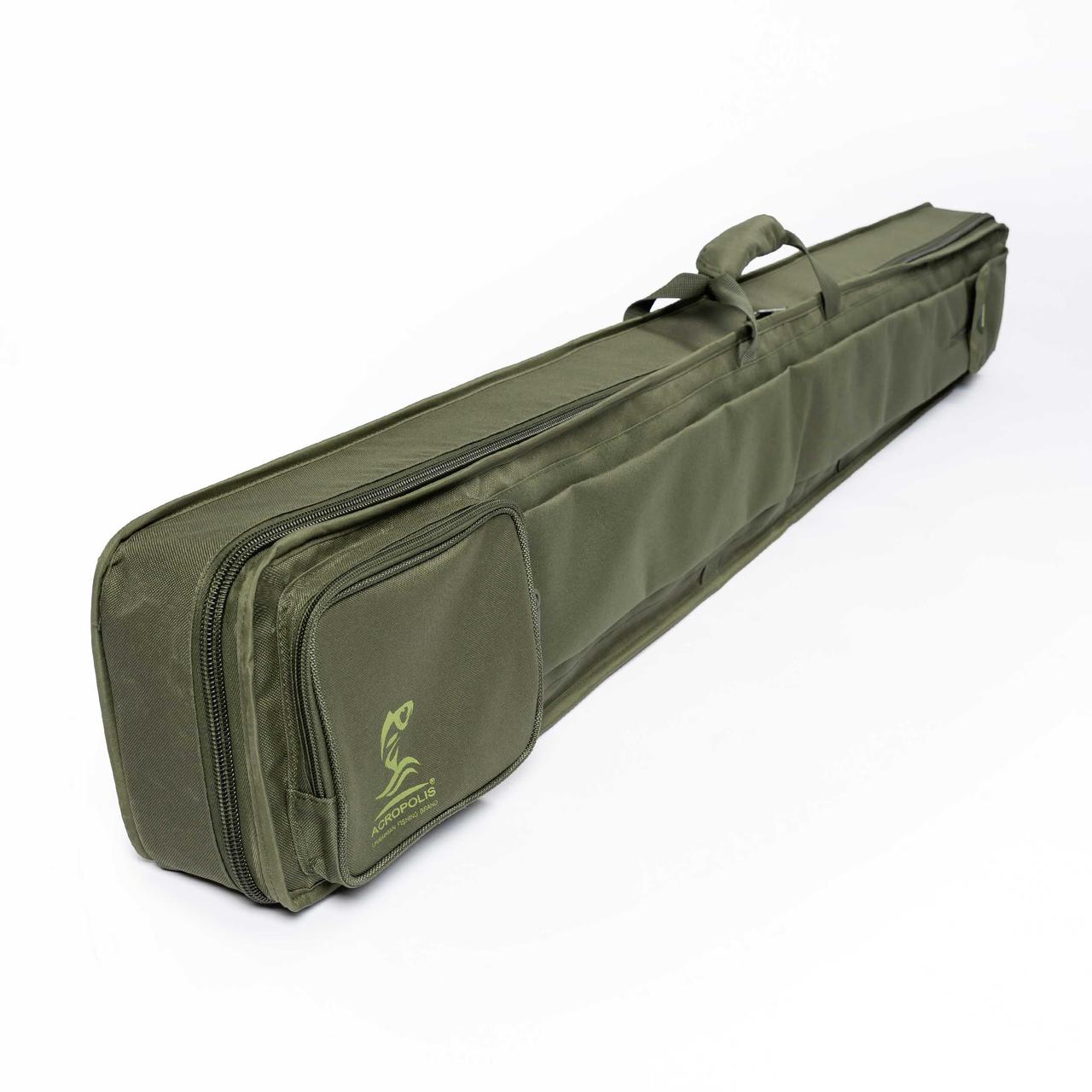 Кофр для вудилищ та спінінгів жорсткий 2-х секційний Acropolis КВ-9