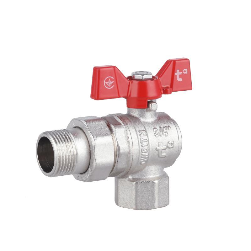 Кран кульовий "Американка" SD Forte 3/4" кутовий SF221W20