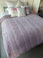 Плед покрывало на кровать на искуственной овчине 200×230 см плюшевый плед на диван евро размер разные цвета