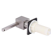 Дозатор для мийного засобу Lidz LK117 квадратний Brushed Steel (LDLK117BRU46399), фото 4