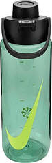 Пляшка Nike TR RENEW RECHARGE CHUG BOTTLE 24 OZ Зелений, Чорний 709 мл (N.100.7636.011.24)