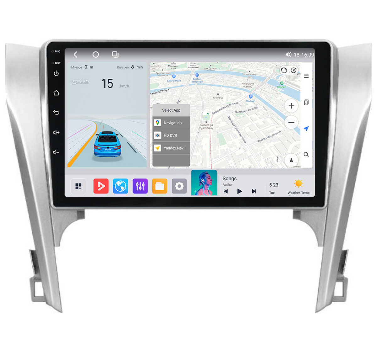 Штатна магнітола Mekede MN Toyota Camry 7 (2011-2014) IPS, фото 1