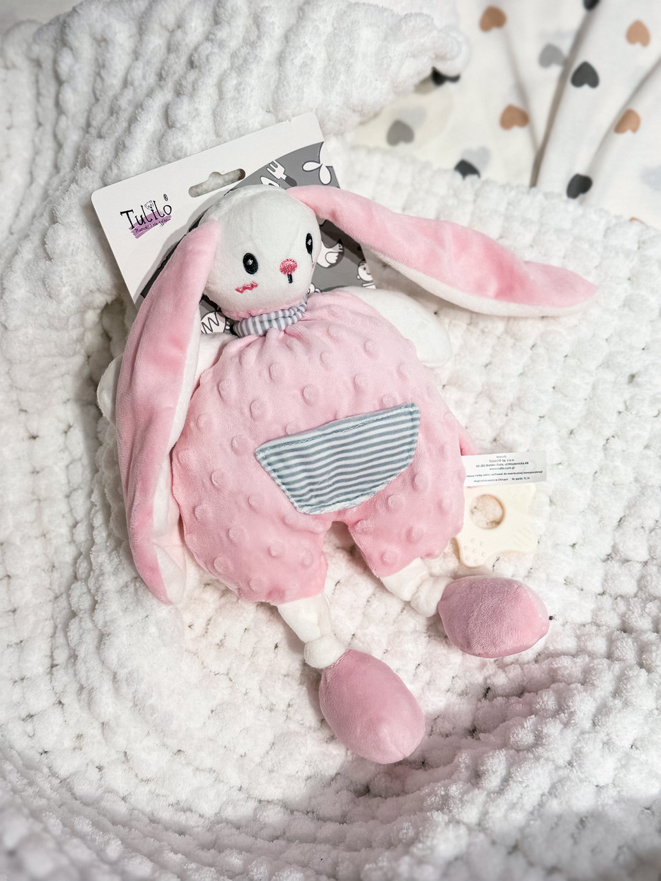 М'яка іграшка-комфортер Кролик 9430 Tulilo, фото 1