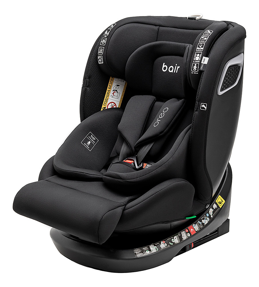 Автокрісло Bair Oreo 360 i-size Iso-fix BO-01 total black, фото 1