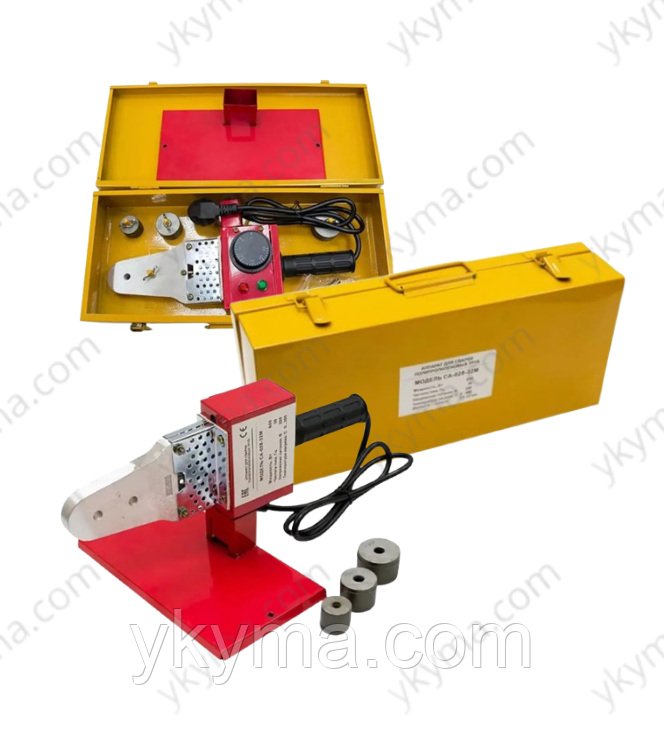 Апарат для зварювання пластикових труб STI 600 Вт, 3 насадки (20, 25, 32 мм), фото 1