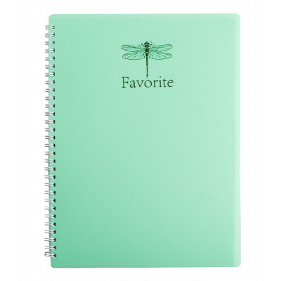 Зошит Buromax Favourite Pastel A4 80 аркушів, клітинка пластикова обкладин (BM.24452154-38), фото 1