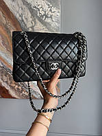 Chanel Classic 25 Flap Caviar Black with Silver Hardware 25х16х7