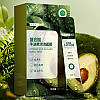 Набір бульбашкових масок для обличчя з авокадо 12 шт по 4 г, фото 4