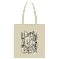 Сумка Bambi Герб України Сумка-шоппер 190CCT-1, 38 x 42 см (190г/м2)